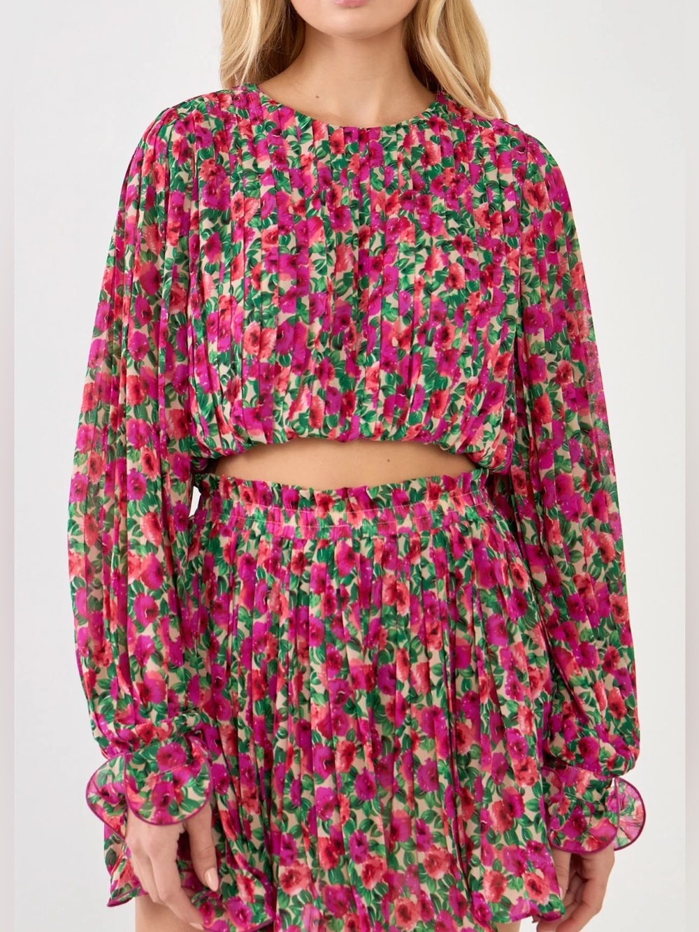 Endless Rose Floral Bubble Top